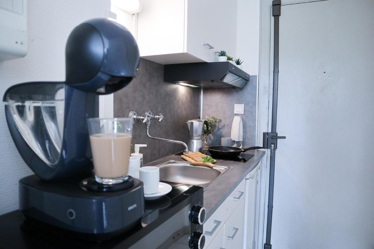 Studio Le Cafe Gourmand - Proche Gare - Coin Tranquille Mulhouse Exteriör bild